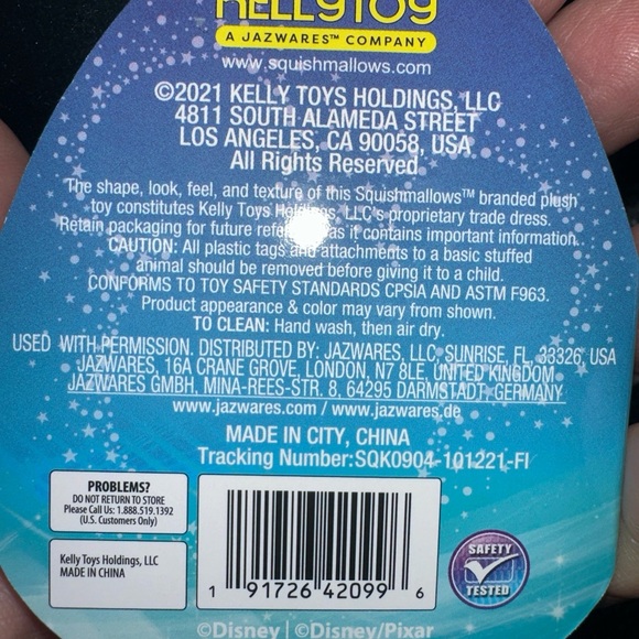 Disney Jasmine Squishmallow 2021 Plush Toy With Tags - Picture 7 of 7